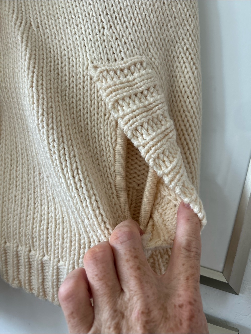 Banana Republic Merino Wool Woven Capelet with Scarf Sz Small (SEE DESCRIPTION) - Picture 6 of 10